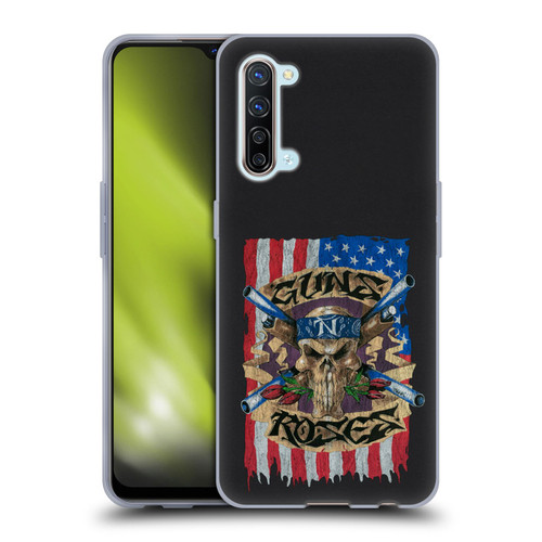 Guns N' Roses Band Art Flag Soft Gel Case for OPPO Find X2 Lite 5G