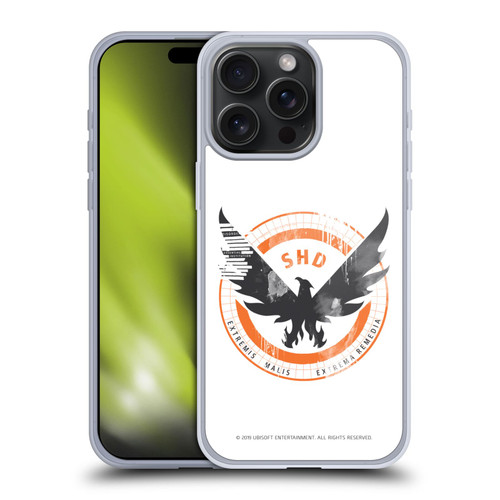 Tom Clancy's The Division Key Art Logo White Soft Gel Case for Apple iPhone 15 Pro Max