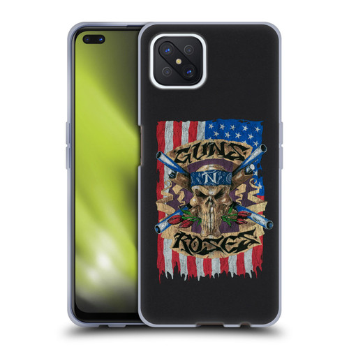 Guns N' Roses Band Art Flag Soft Gel Case for OPPO Reno4 Z 5G