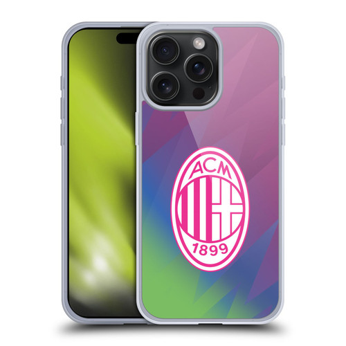 AC Milan 2023/24 Crest Kit Third Soft Gel Case for Apple iPhone 15 Pro Max