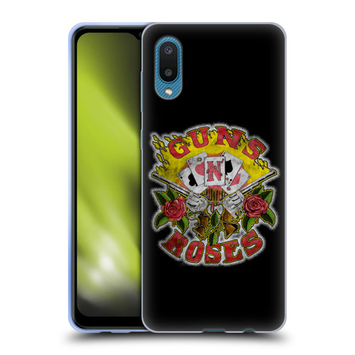 Guns N' Roses Band Art Cards Soft Gel Case for Samsung Galaxy A02/M02 (2021)