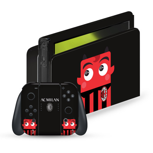 AC Milan Art Mascotte Vinyl Sticker Skin Decal Cover for Nintendo Switch OLED Bundle