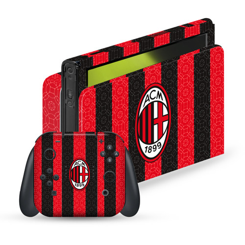 AC Milan 2020/21 Crest Kit Home Vinyl Sticker Skin Decal Cover for Nintendo Switch OLED Bundle