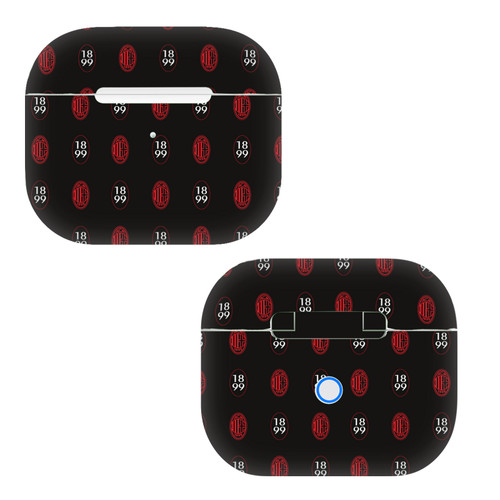 AC Milan Art Pattern Logo Vinyl Sticker Skin Decal Cover for Apple AirPods 3 3rd Gen Charging Case