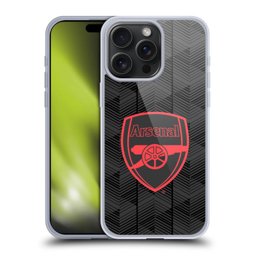 Arsenal FC Crest and Gunners Logo Black Soft Gel Case for Apple iPhone 15 Pro Max Arsenal FC Crest and Gunners Logo Black Soft Gel Case for Apple iPhone 15 Pro Max