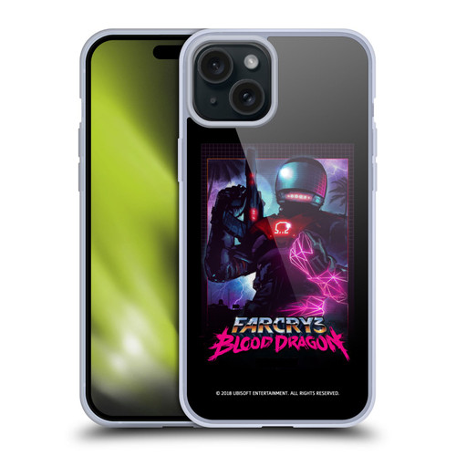 Far Cry 3 Blood Dragon Key Art Omega Soft Gel Case for Apple iPhone 15 Plus