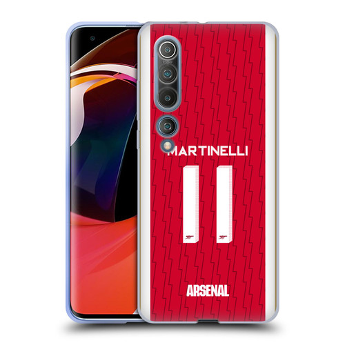 Arsenal FC 2023/24 Players Home Kit Gabriel Soft Gel Case for Xiaomi Mi 10 5G / Mi 10 Pro 5G