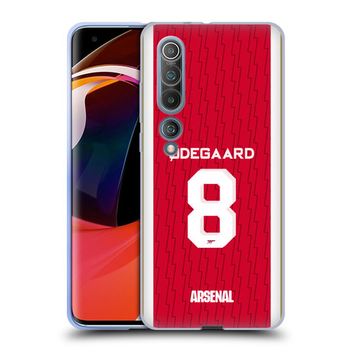 Arsenal FC 2023/24 Players Home Kit Martin Ødegaard Soft Gel Case for Xiaomi Mi 10 5G / Mi 10 Pro 5G