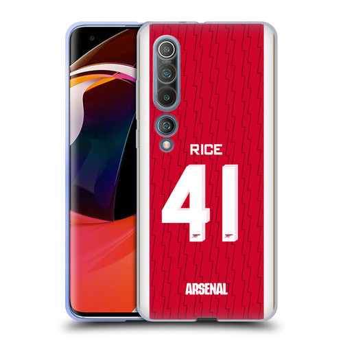 Arsenal FC 2023/24 Players Home Kit Declan Rice Soft Gel Case for Xiaomi Mi 10 5G / Mi 10 Pro 5G