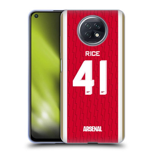Arsenal FC 2023/24 Players Home Kit Declan Rice Soft Gel Case for Xiaomi Redmi Note 9T 5G