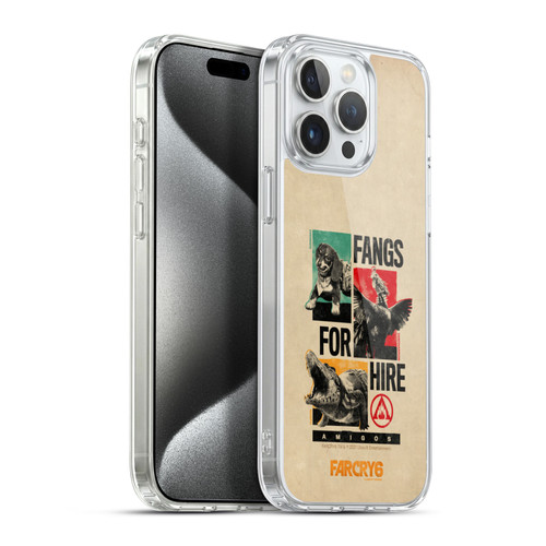 Far Cry 6 Graphics Fangs For Hire Soft Gel Case for Apple iPhone 15 Pro Max & MagSafe