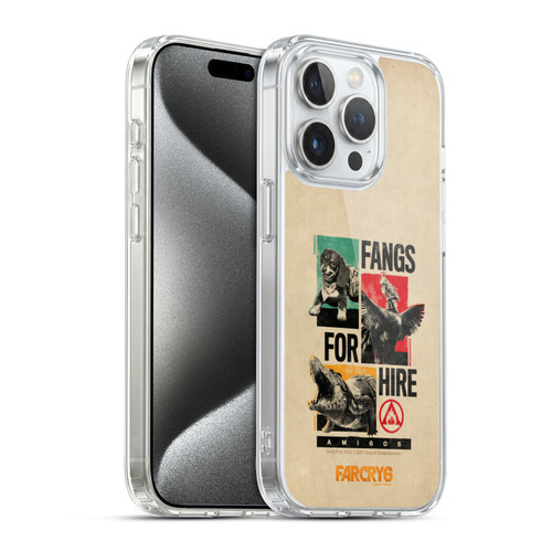Far Cry 6 Graphics Fangs For Hire Soft Gel Case for Apple iPhone 15 Pro & MagSafe