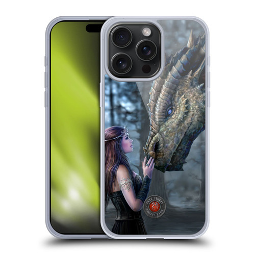 Anne Stokes Dragon Friendship Once Upon A Time Soft Gel Case for Apple iPhone 15 Pro Max