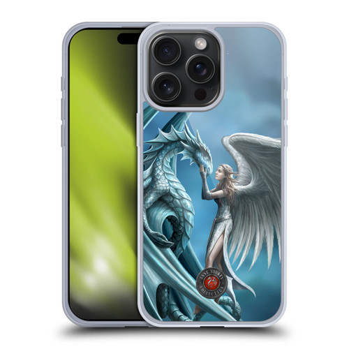 Anne Stokes Dragon Friendship Silverback Soft Gel Case for Apple iPhone 15 Pro Max