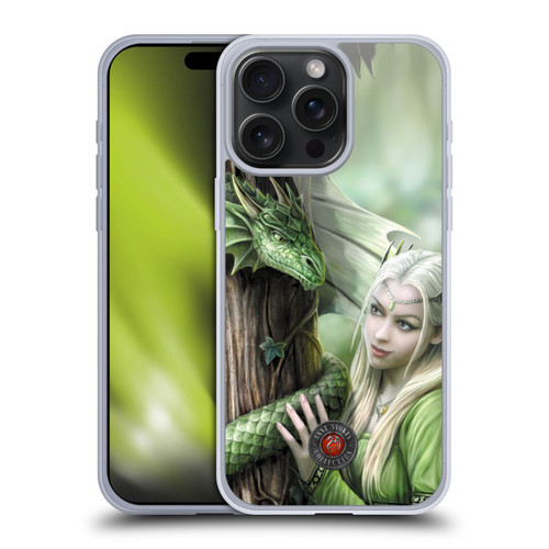 Anne Stokes Dragon Friendship Kindred Spirits Soft Gel Case for Apple iPhone 15 Pro Max