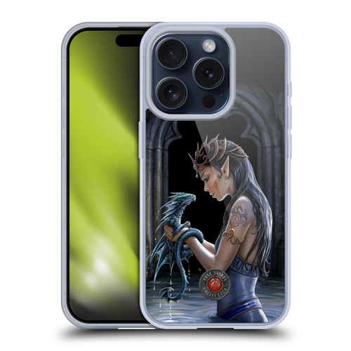 Anne Stokes Dragon Friendship Water Soft Gel Case for Apple iPhone 15 Pro