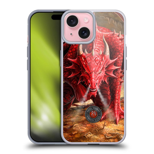 Anne Stokes Dragons Lair Soft Gel Case for Apple iPhone 15