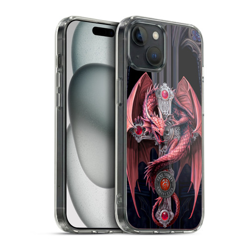 Anne Stokes Dragons Gothic Guardians Soft Gel Case for Apple iPhone 15 Plus