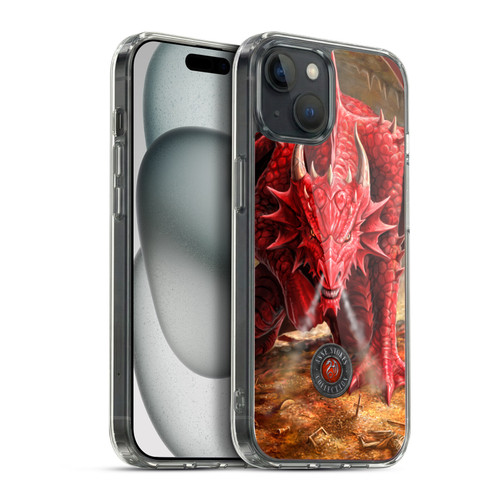 Anne Stokes Dragons Lair Soft Gel Case for Apple iPhone 15 Plus