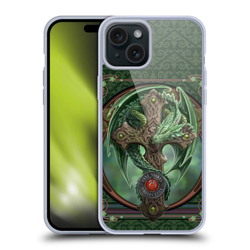 Anne Stokes Dragons Woodland Guardian Soft Gel Case for Apple iPhone 15 Plus