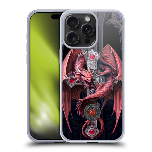Anne Stokes Dragons Gothic Guardians Soft Gel Case for Apple iPhone 15 Pro Max