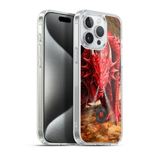 Anne Stokes Dragons Lair Soft Gel Case for Apple iPhone 15 Pro Max
