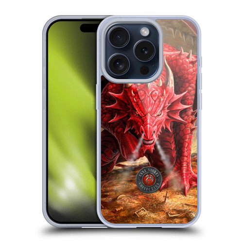 Anne Stokes Dragons Lair Soft Gel Case for Apple iPhone 15 Pro