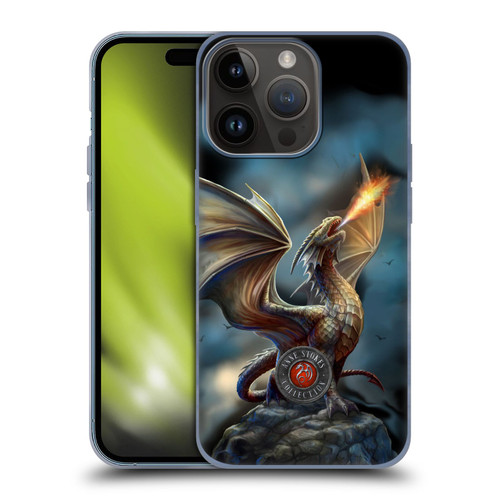 Anne Stokes Dragons Noble Soft Gel Case for Apple iPhone 15 Pro