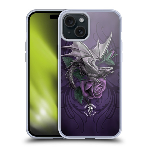Anne Stokes Dragons 3 Beauty 2 Soft Gel Case for Apple iPhone 15 Plus