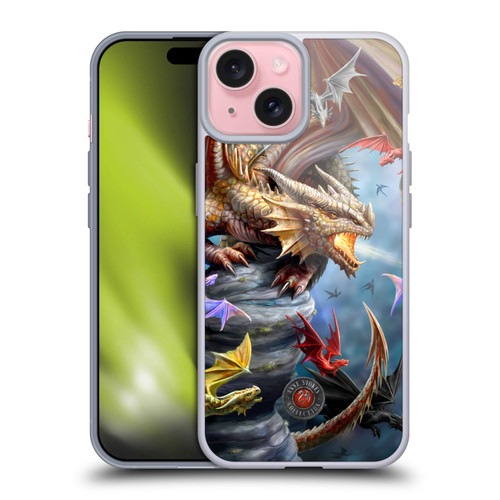 Anne Stokes Dragons 4 Clan Soft Gel Case for Apple iPhone 15