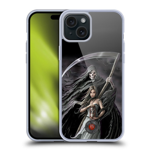 Anne Stokes Gothic Summon the Reaper Soft Gel Case for Apple iPhone 15 Plus