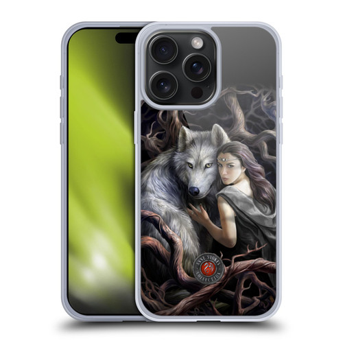 Anne Stokes Wolves 2 Soul Bond Soft Gel Case for Apple iPhone 15 Pro Max