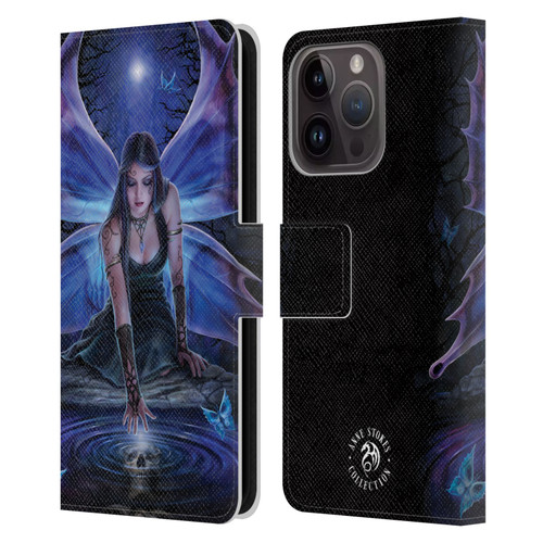 Anne Stokes Fairies Immortal Flight Leather Book Wallet Case Cover For Apple iPhone 15 Pro