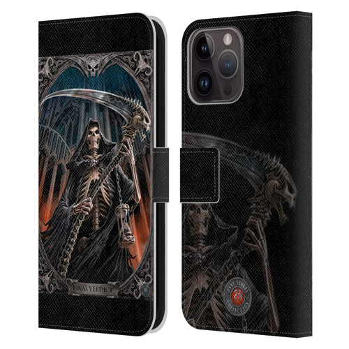 Anne Stokes Tribal Final Verdict Leather Book Wallet Case Cover For Apple iPhone 15 Pro Max