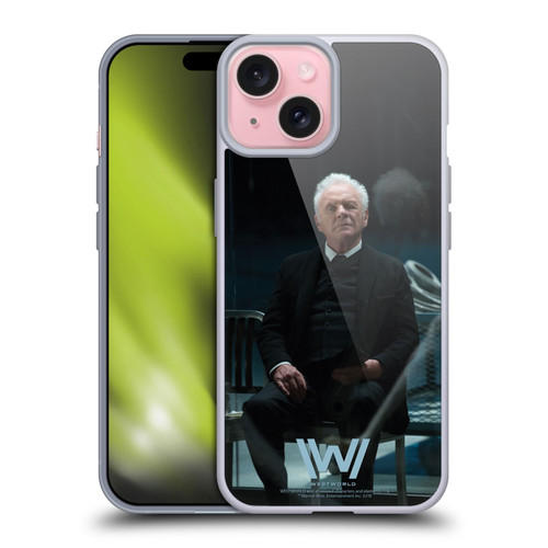 Westworld Characters Robert Ford Soft Gel Case for Apple iPhone 15