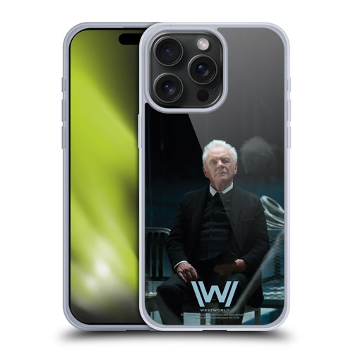 Westworld Characters Robert Ford Soft Gel Case for Apple iPhone 15 Pro Max