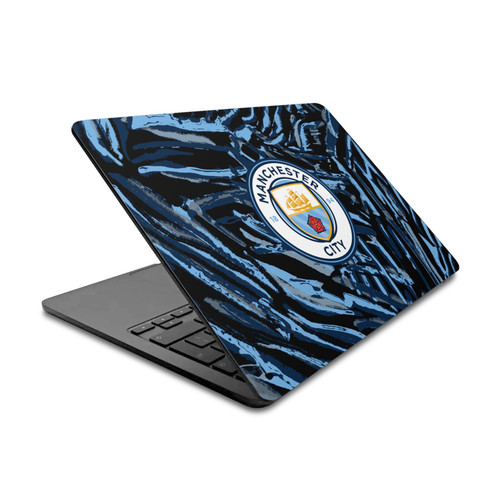 Manchester City Man City FC Art Abstract Brush Vinyl Sticker Skin Decal Cover for Apple MacBook Air 13.6" A2681 (2022)