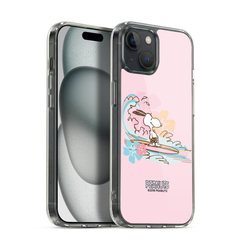 Peanuts Beach Snoopy Surf Soft Gel Case for Apple iPhone 15 Plus & MagSafe