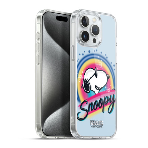 Peanuts Snoopy Boardwalk Airbrush Colourful Sunglasses Soft Gel Case for Apple iPhone 15 Pro Max & MagSafe