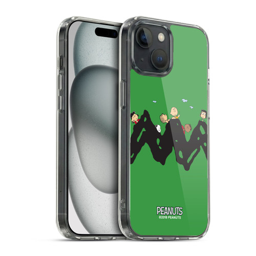 Peanuts Characters Group Soft Gel Case for Apple iPhone 15 & MagSafe