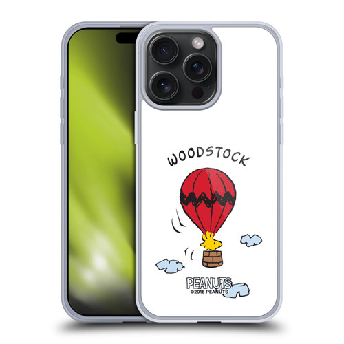 Peanuts Characters Woodstock Soft Gel Case for Apple iPhone 15 Pro Max