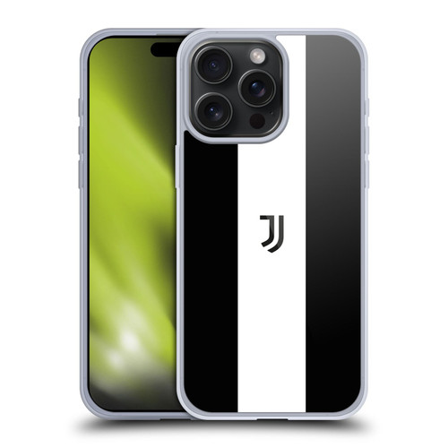 Juventus Football Club Lifestyle 2 Bold White Stripe Soft Gel Case for Apple iPhone 15 Pro Max