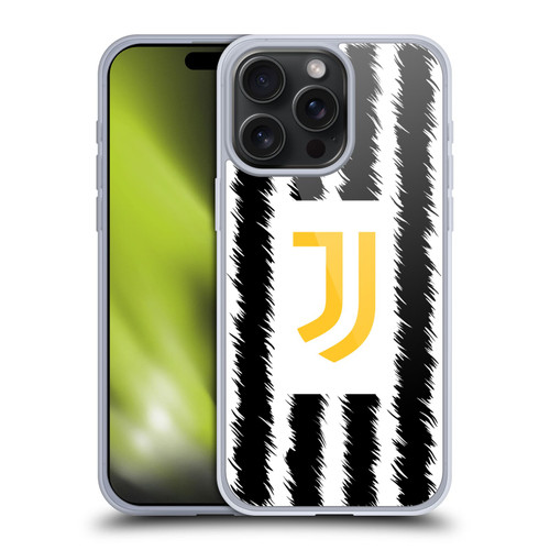 Juventus Football Club 2023/24 Match Kit Home Soft Gel Case for Apple iPhone 15 Pro Max