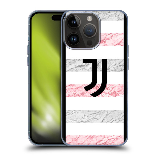 Juventus Football Club 2023/24 Match Kit Away Soft Gel Case for Apple iPhone 15 Pro