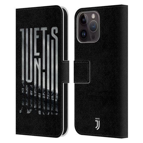 Juventus Football Club Graphic Logo  Stadium Leather Book Wallet Case Cover For Apple iPhone 15 Pro Max