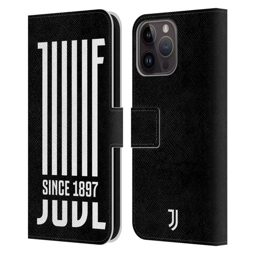 Juventus Football Club History Since 1897 Leather Book Wallet Case Cover For Apple iPhone 15 Pro Max