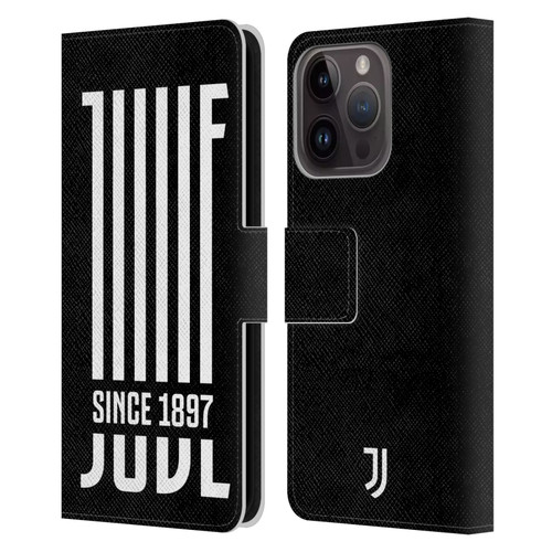 Juventus Football Club History Since 1897 Leather Book Wallet Case Cover For Apple iPhone 15 Pro