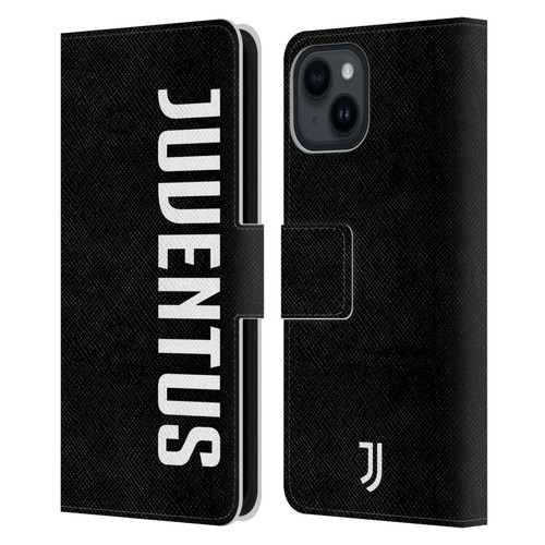 Juventus Football Club Lifestyle 2 Logotype Leather Book Wallet Case Cover For Apple iPhone 15