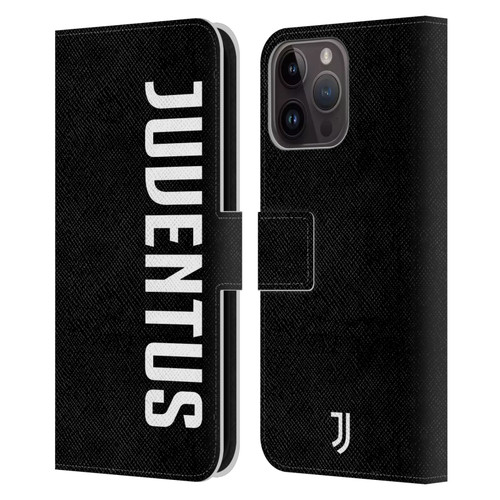 Juventus Football Club Lifestyle 2 Logotype Leather Book Wallet Case Cover For Apple iPhone 15 Pro Max