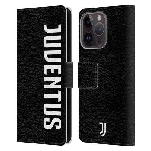 Juventus Football Club Lifestyle 2 Logotype Leather Book Wallet Case Cover For Apple iPhone 15 Pro